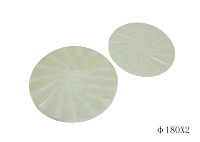 Nylon polishing pad_φ180x2-one side velvet one side buckle
